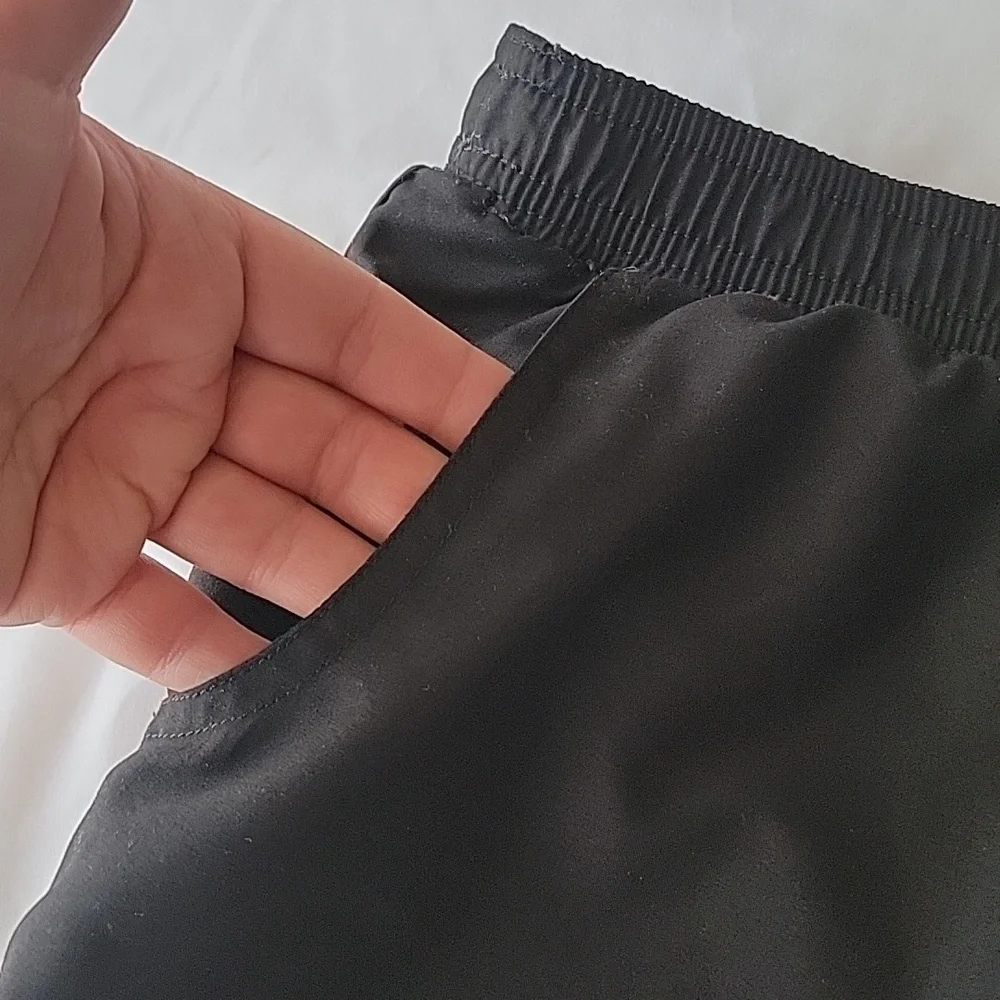 Black Athletic Shorts Lined Merona Womens Size Medium